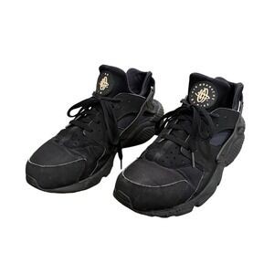 Nike Air Huarache Triple Black Mens Sneakers 318429-003 Size 11.5